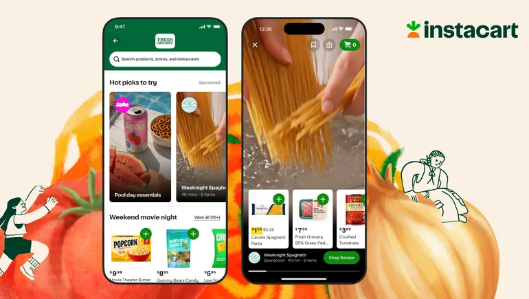 Instacart以视频与AI拓展全漏斗营销版图