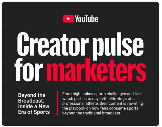 Sociable: YouTube Focuses on Sports Creators, Analyzing New Brand Collaboration Opportunities