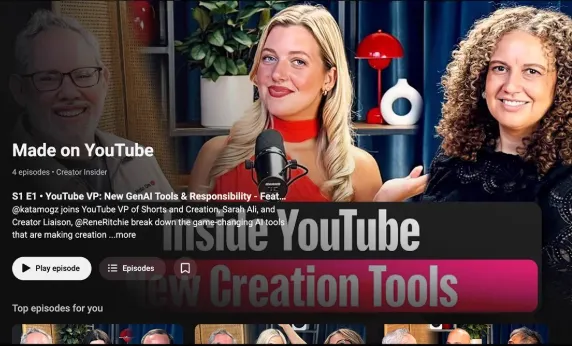 YouTube通过新功能增强联网电视体验