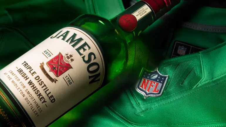 Jameson成为NFL全球官方烈酒合作伙伴,应对烈酒市场挑战